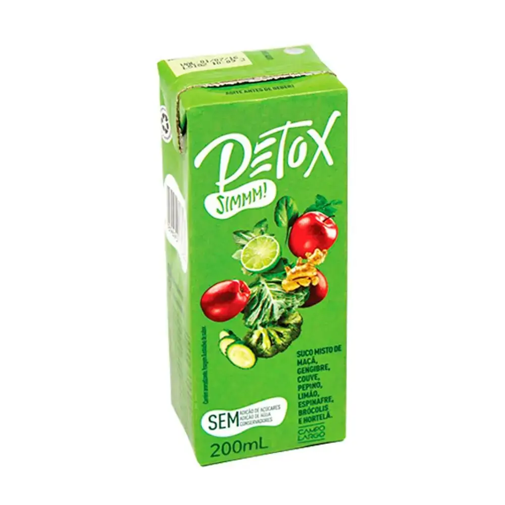 Suco Detox Misto Macarrão Gengibre Couve Ca Larg