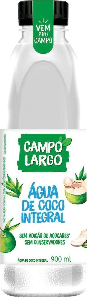Água de Coco Integral 100% Natural Campo Largo 900ml