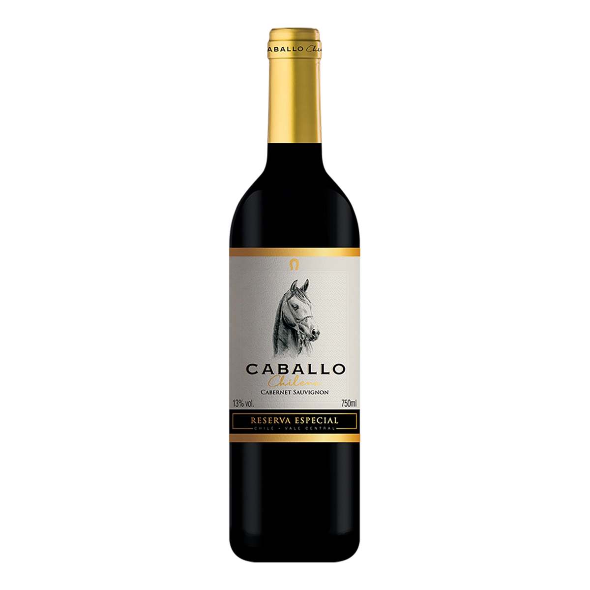 Vinho Chileno Tinto Meio Seco Reserva Especial Caballo Cabernet Sauvignon Valle Central Garrafa 750m