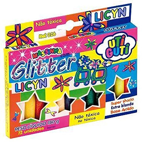 Massa Uti Guti Licyn C/12 Glitter Rf026