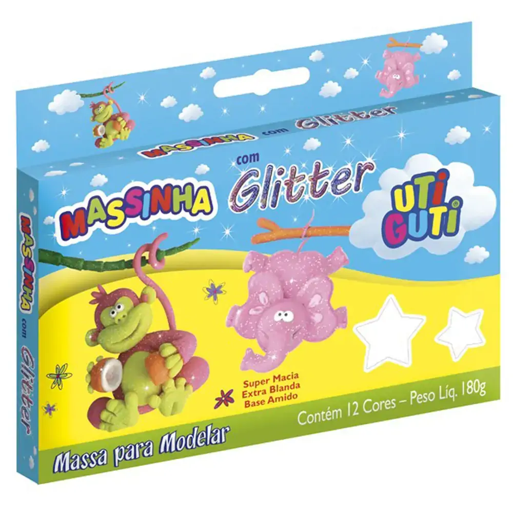 Massa Uti Guti Licyn C/12 Glitter Rf026