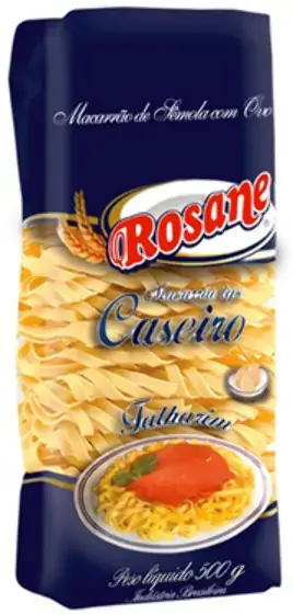Mac Rosane 500g Talharim Caseiro Com Ovos Tijolinho