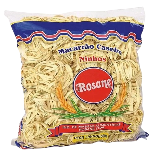 Macarrão De Sêmola Com Ovos Caseiro Talharim Ninho Rosane Pacote 500g