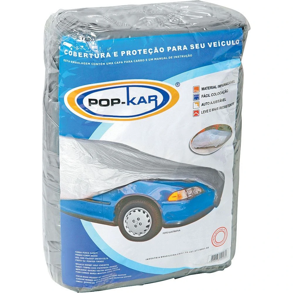 Capa para Carro (G) Prata Pop Kar - BEZI 26