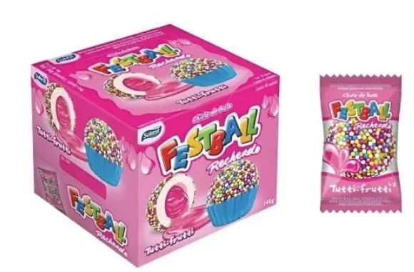 Chicle De Bola Festball Recheado