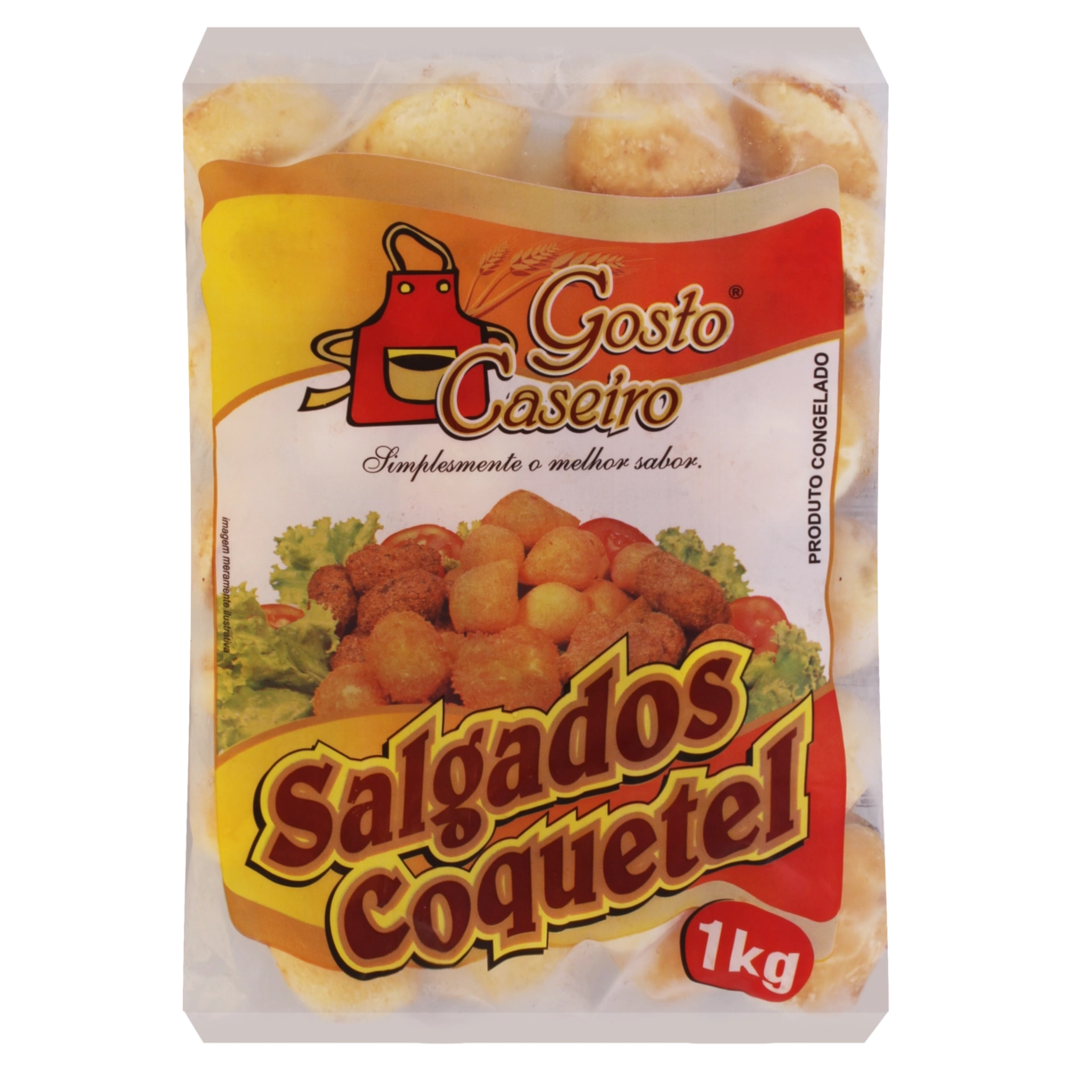 Empadinha Congelada Frango Gosto Caseiro Salgados Coquetel Pacote 1kg