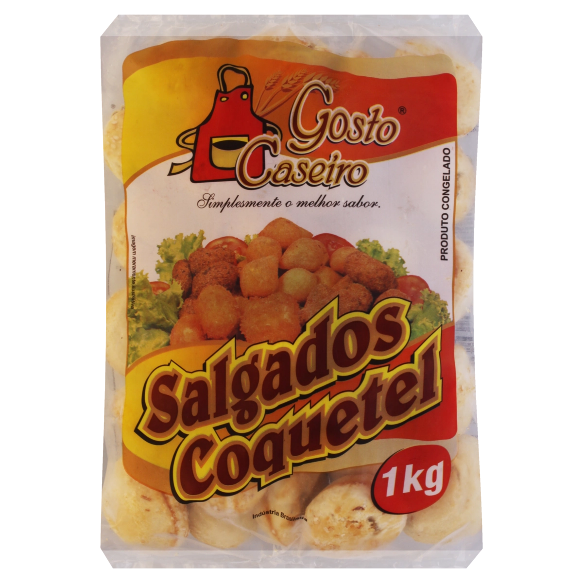 Empadinha Congelada Pré Assada Palmito Gosto Caseiro Pacote 1kg