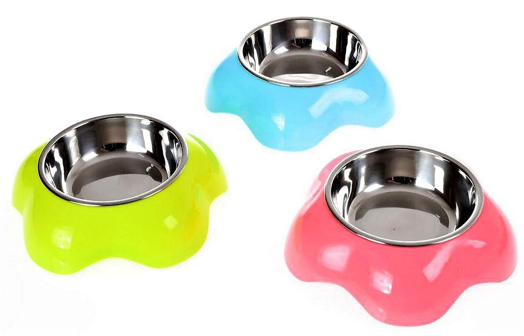 Comedouro Meu Pet Aco Color Sortido