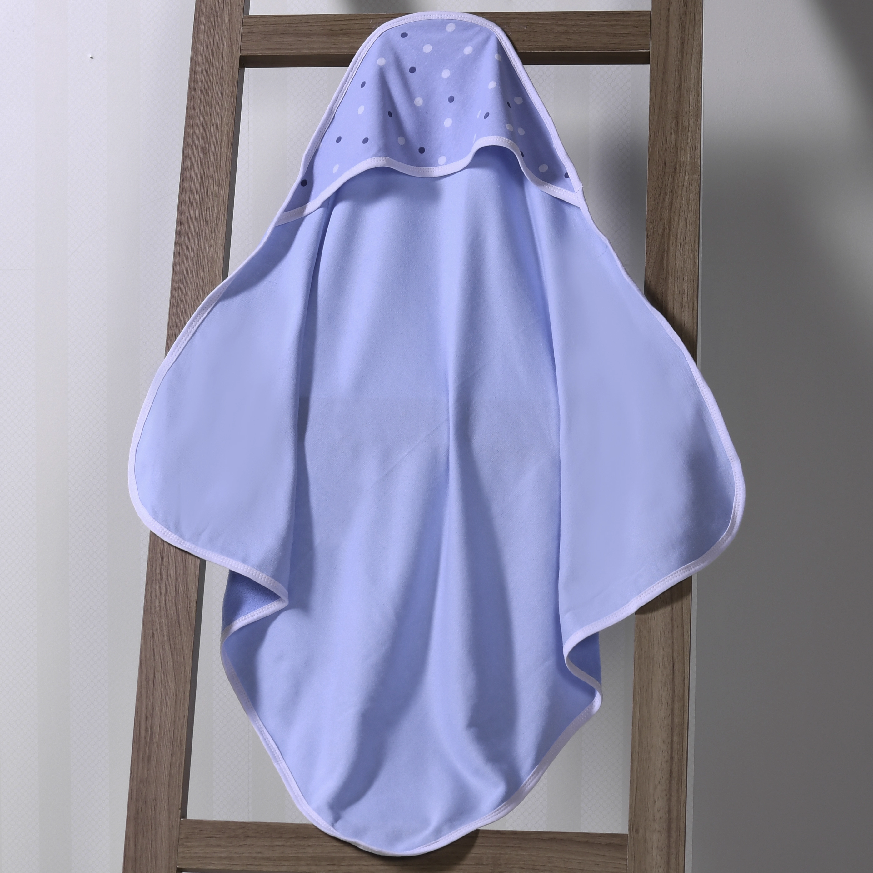 Toalha Banho Bene Casa Capuz Ursinho Azul 70x70cm