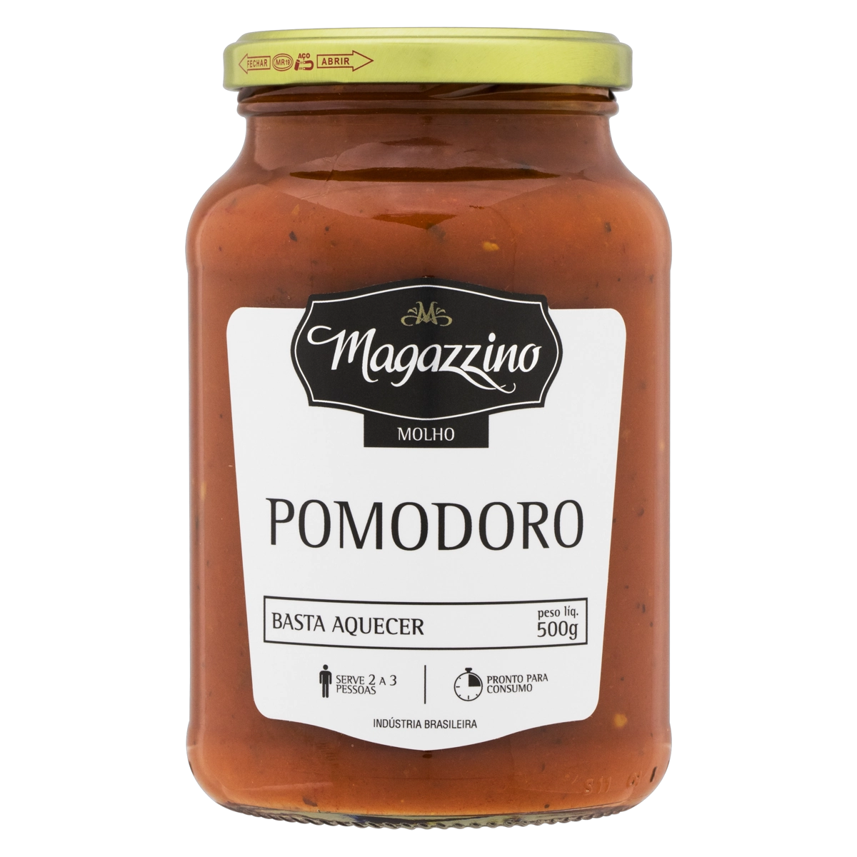 Molho De Tomate Pomodoro Magazzino Vidro 500g
