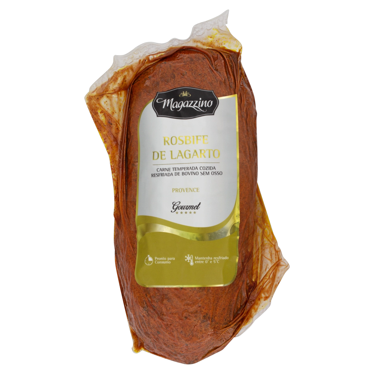 Rosbife De Lagarto Bovino Resfriado Temperado Provence Sem Osso Magazzino Gourmet