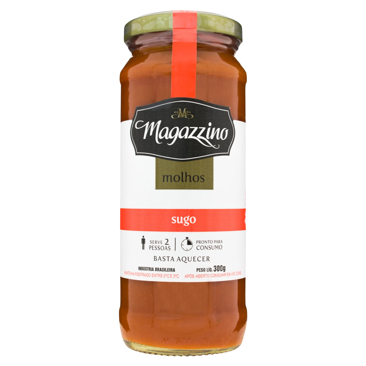 Molho de Tomate ao Sugo Magazzino Vidro 300g