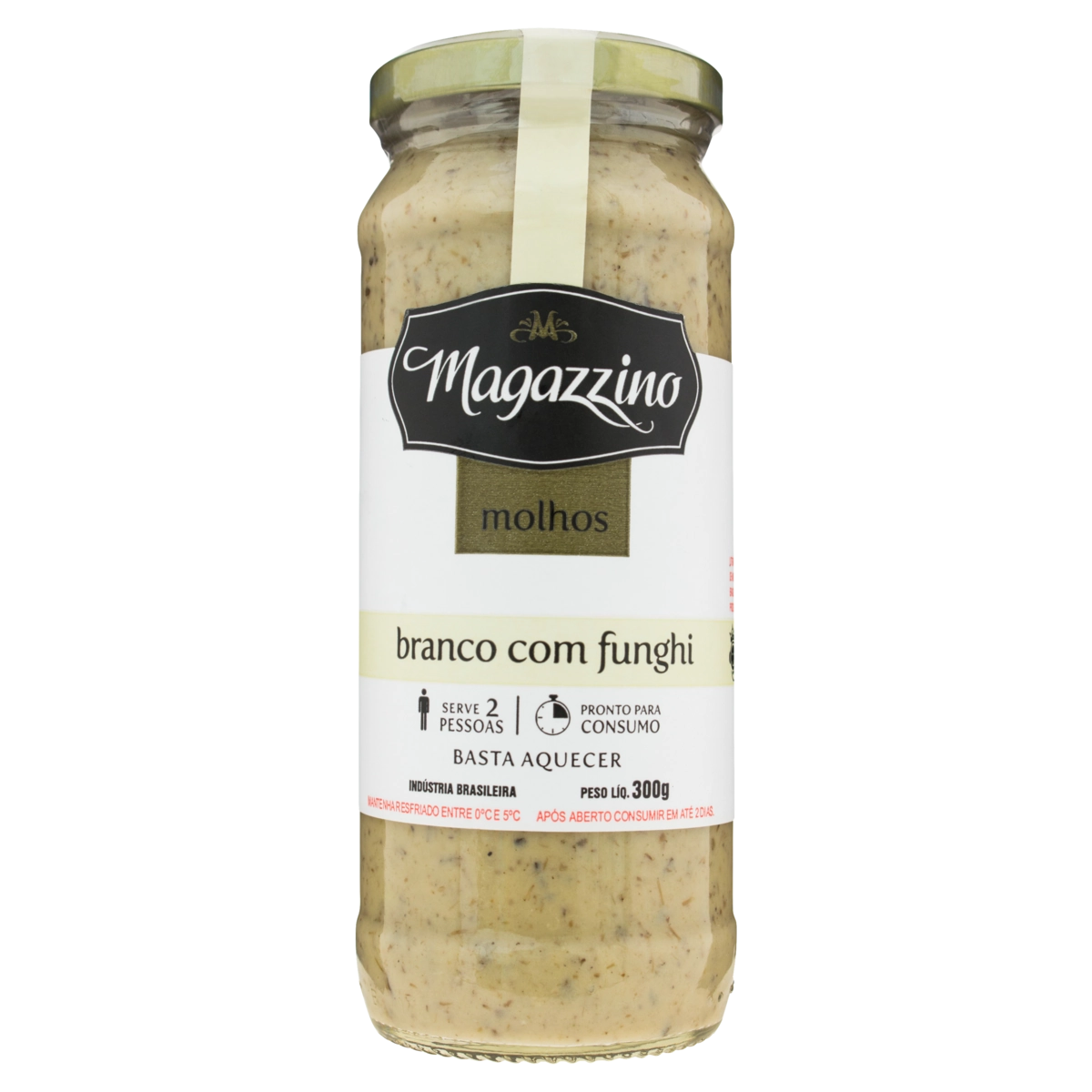 Molho Branco com Funghi MAGAZZINO Vidro 300g