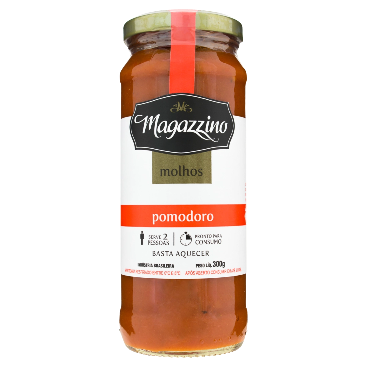 Molho de Tomate Pomodoro MAGAZZINO Vidro 300g