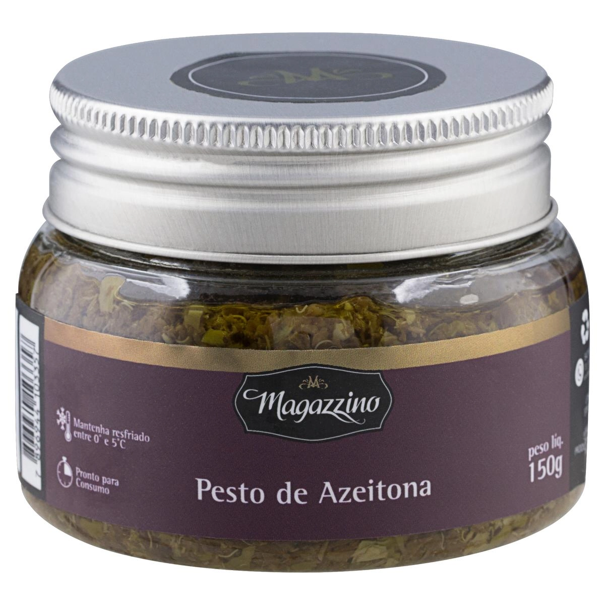 Antepasto Pesto Azeitona Magazzino Vidro 150g