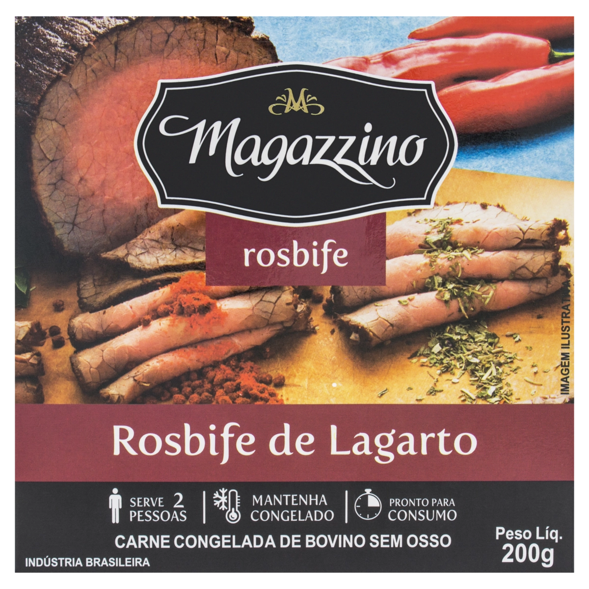 Rosbife De Lagarto Magazzino Caixa 200g