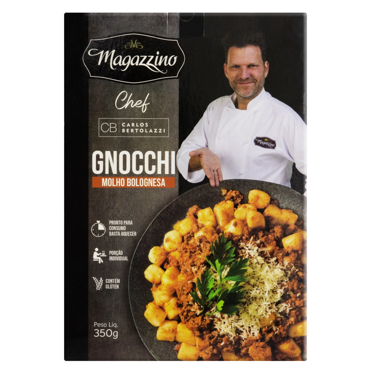 Nhoque Molho Bolonhesa Magazzino Chef Caixa 350g