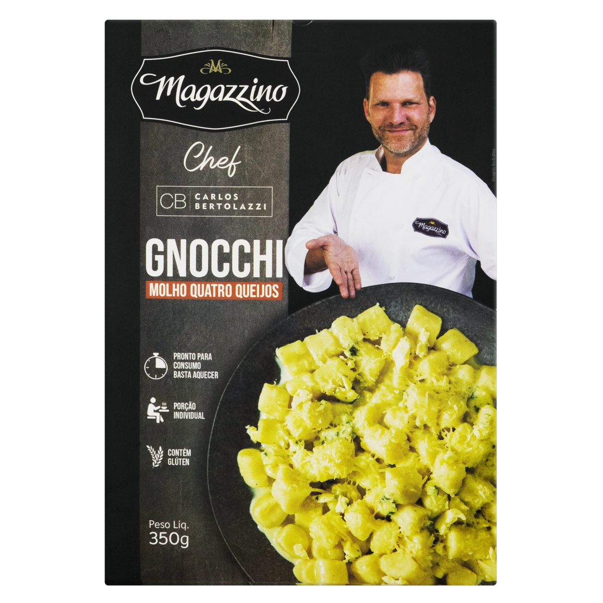 Nhoque Molho Quatro Queijos Magazzino Chef Caixa 350g