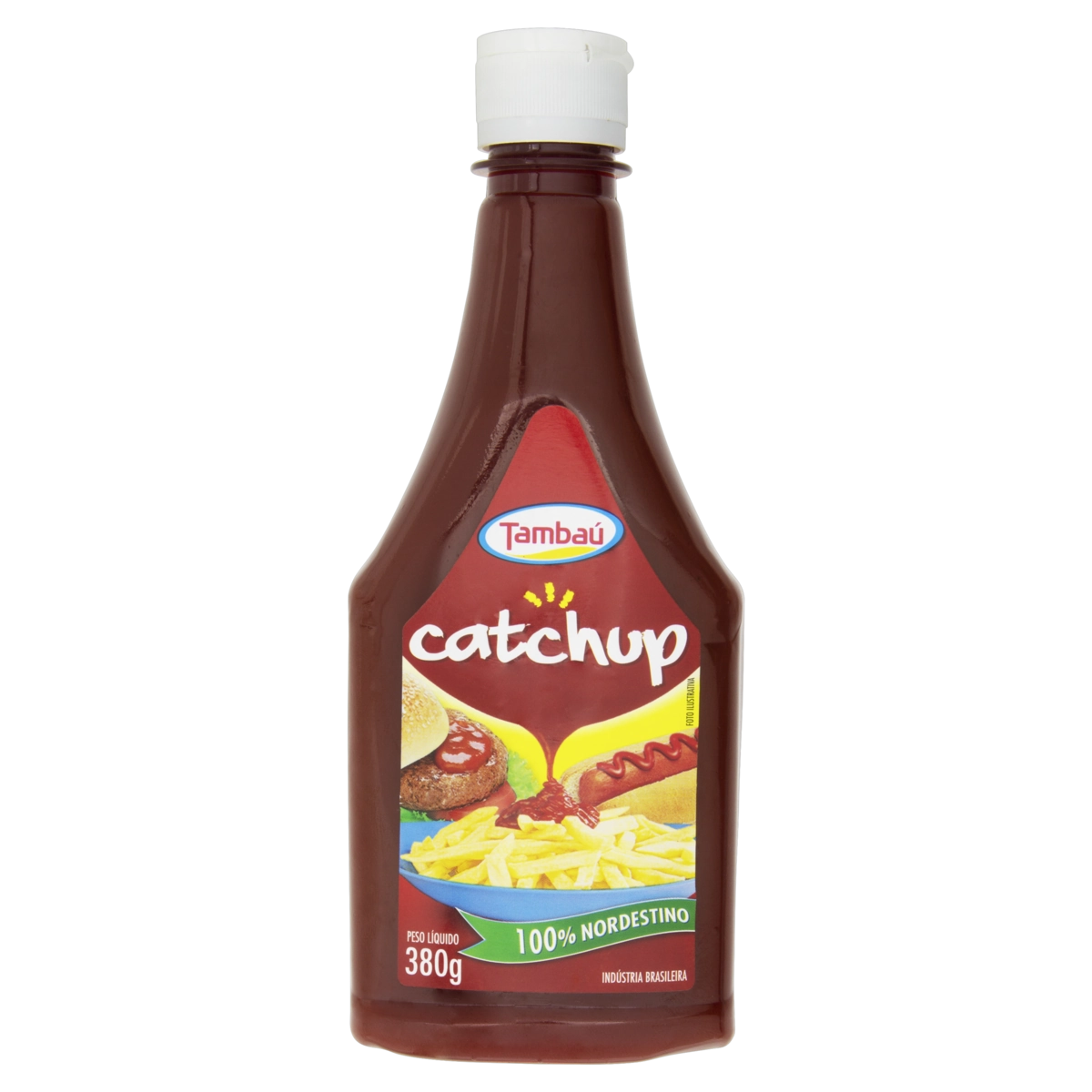 Ketchup Tradicional Tambaú Squeeze 380g