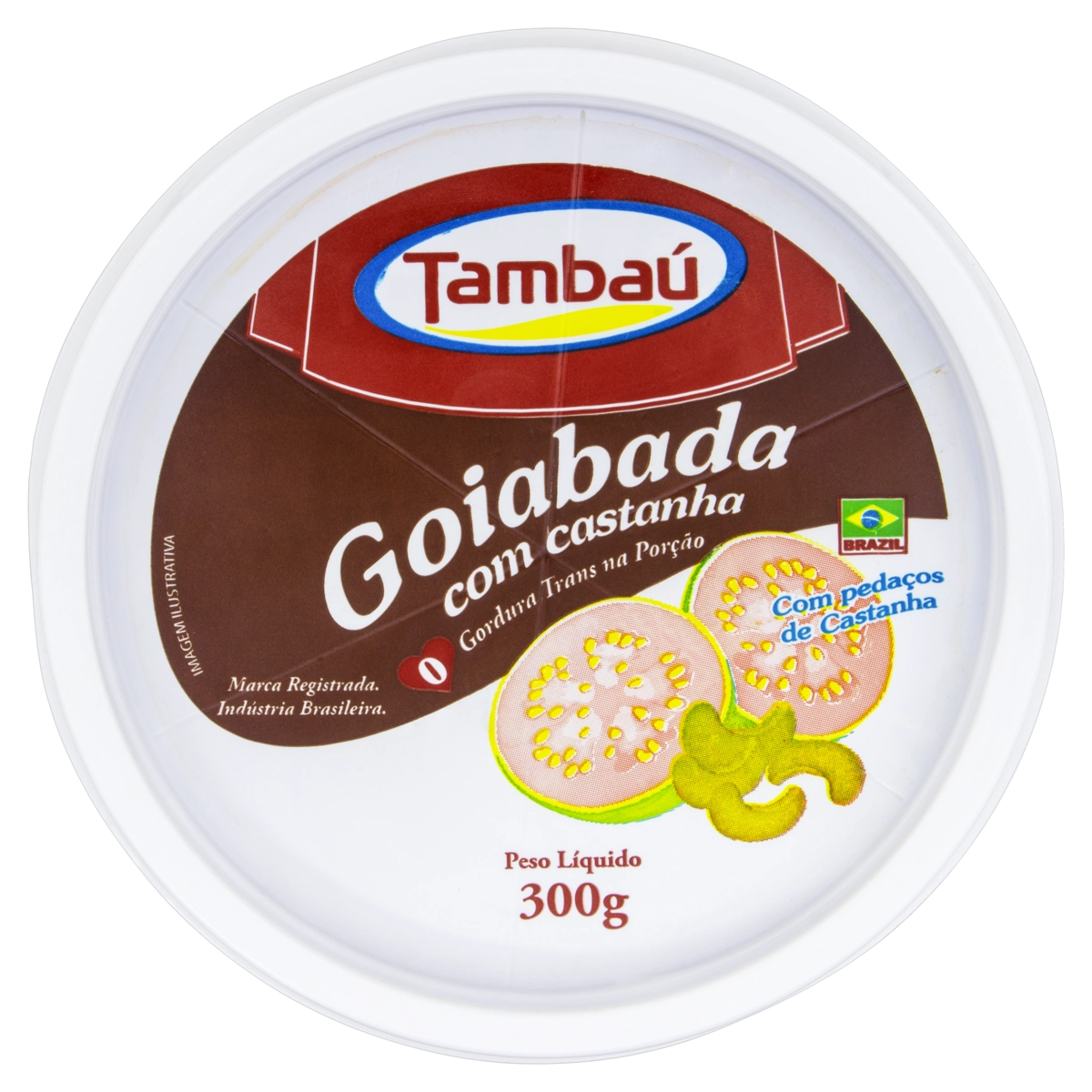 Goiabada Com Castanha Tambaú Pote 300g