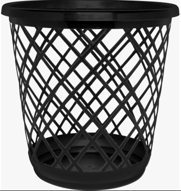 Lixeira Papel Telada 10l Cza Jaguar Ref 2770bcr