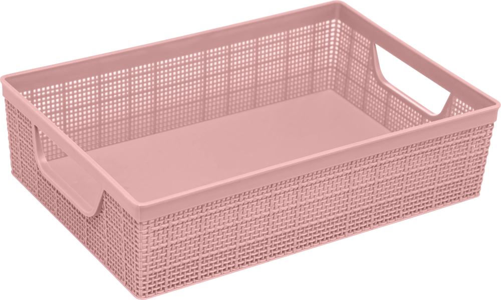 Cesta Org. Juta A5 2l Rose