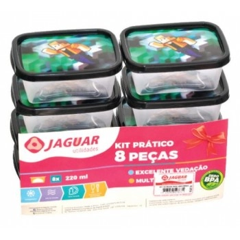 Conj Org Jaguar 8pcs 200ml Blocks