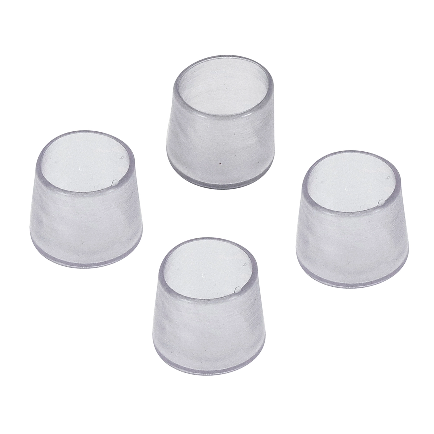 Ponteira para Móveis Redondo PVC 20mm Cristal Talentos