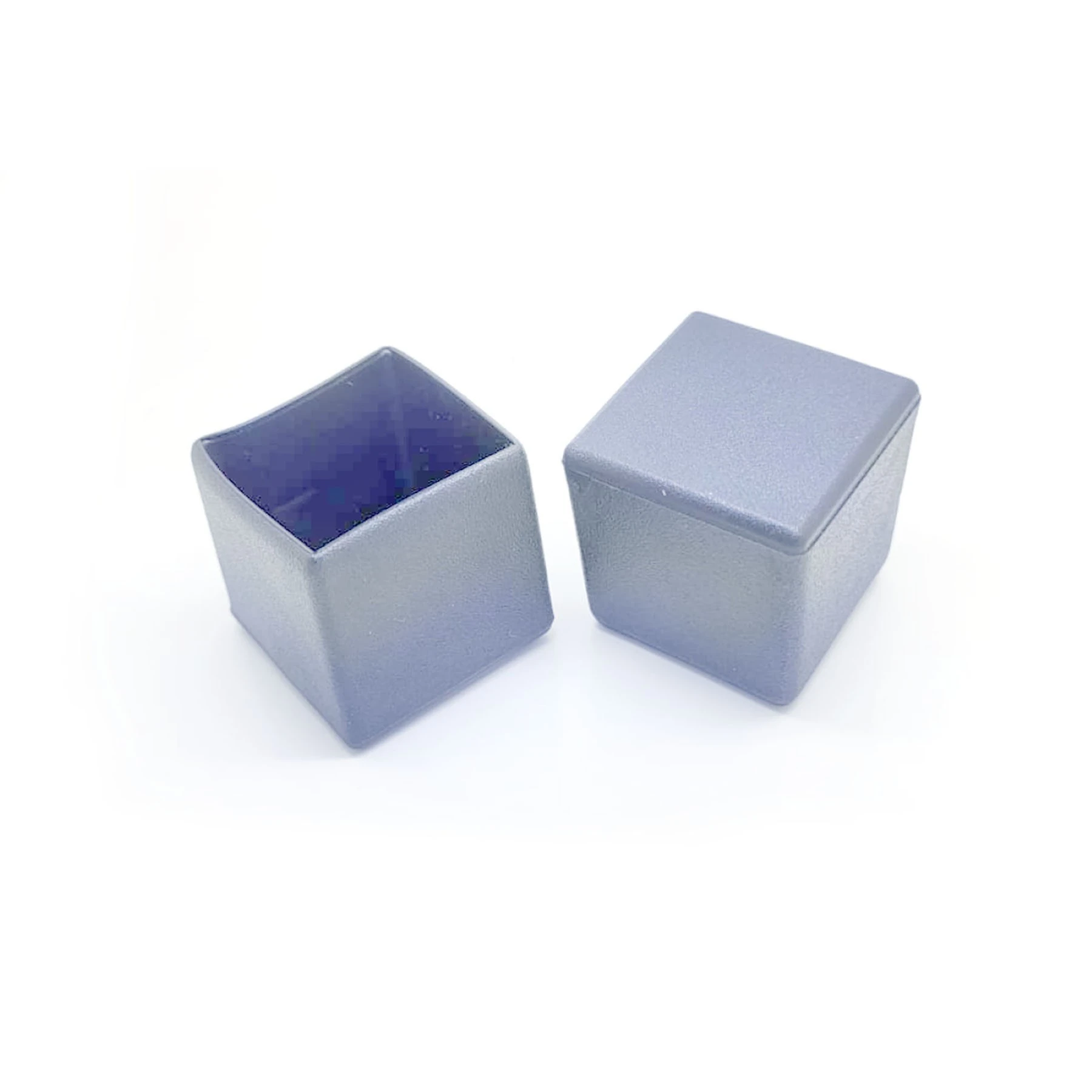 Ponteira para Móveis Quadrado Plástico 40x40mm Cristal Talentos
