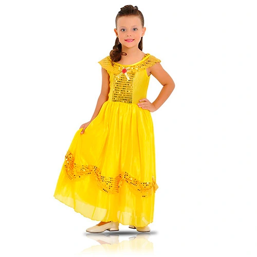 Fantasia Princesa Dourada Sulamericana