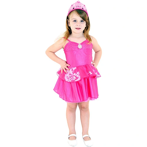 Fantasia Barbie Princesa Pop Rosa Sulamericana