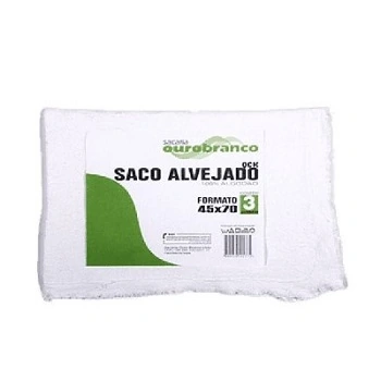 Pano de Chão Saco Alvejado Qck 3 Peças - OURO BRANCO 3735