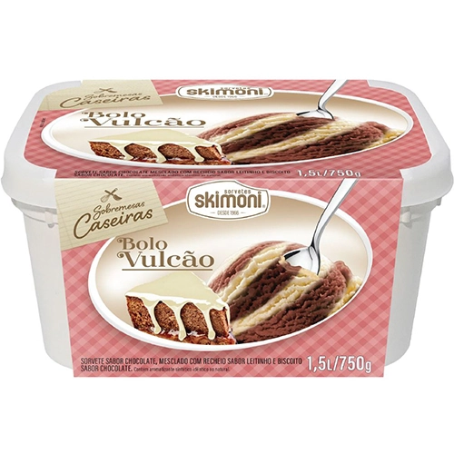 Sorv Specialle Bolo Vulcao Pt 1,5l