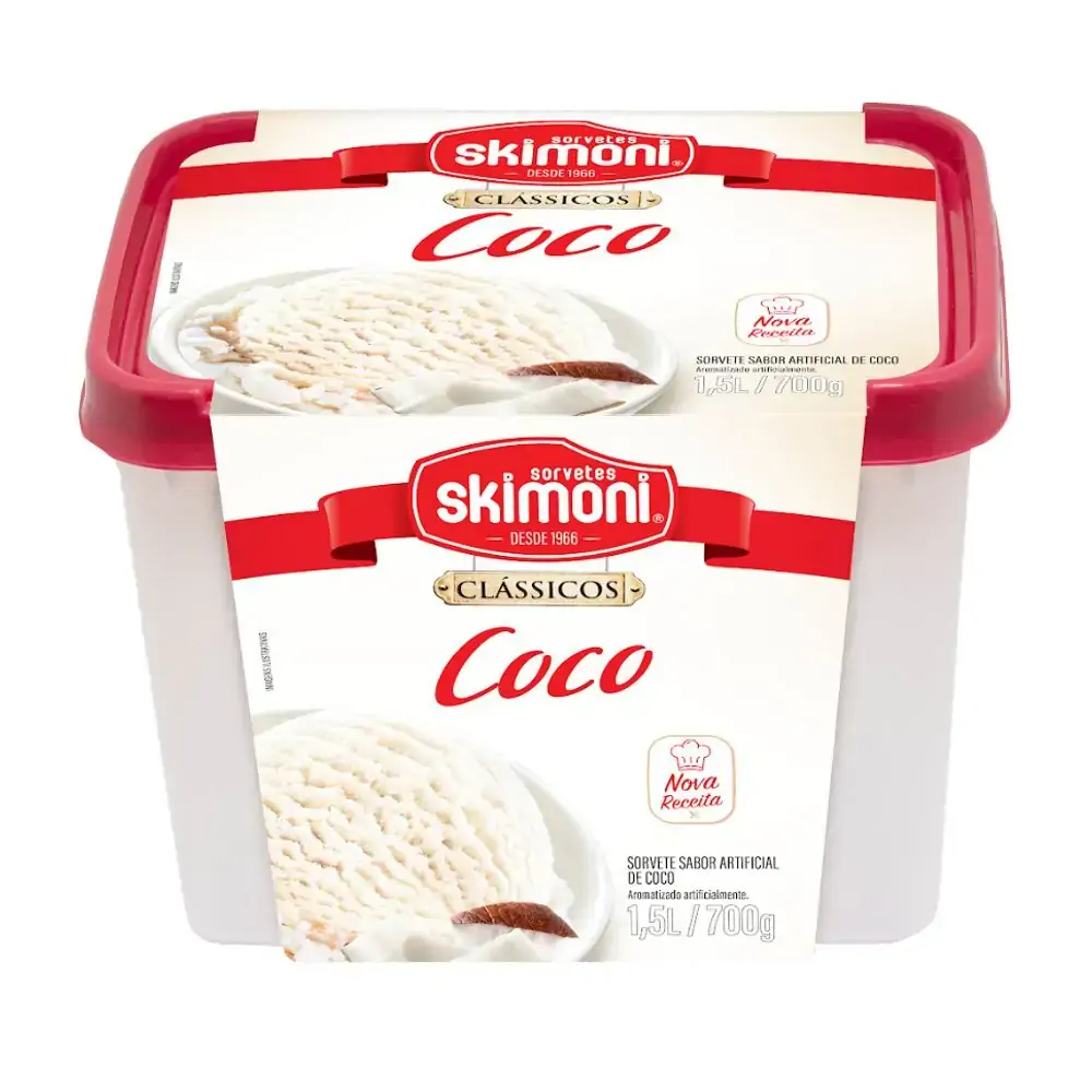 Sorvete Skimoni Classico Coco 1,5l