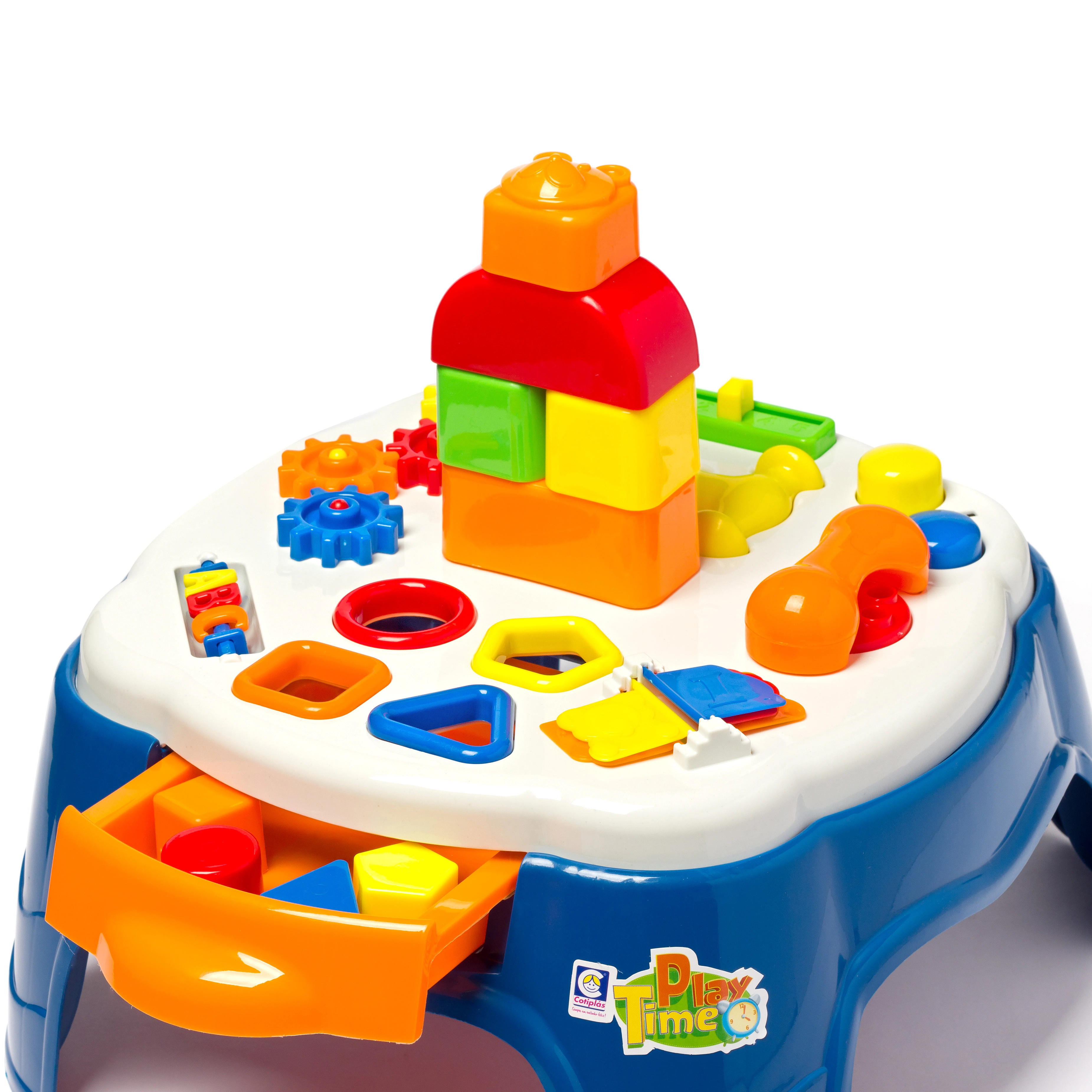 Mesa De Atividades Infantil Play Time Com Gaveta 1950 Cotiplás