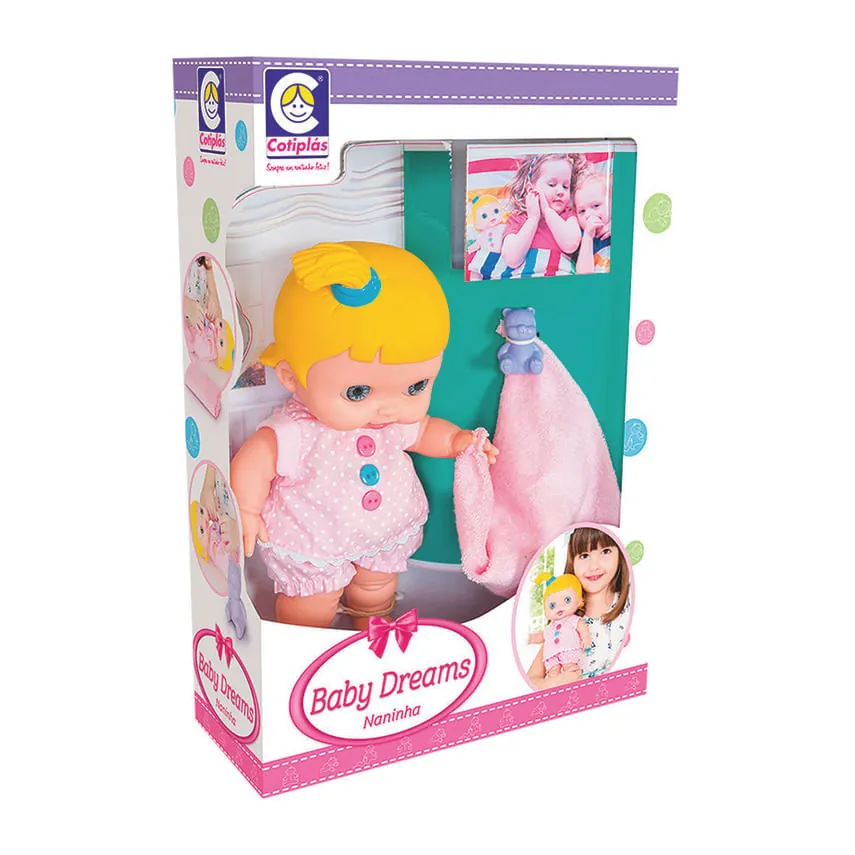 Boneca Baby Dreams Naninha Cotiplas
