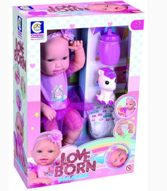Boneca Love Born Bailarina Cotiplas