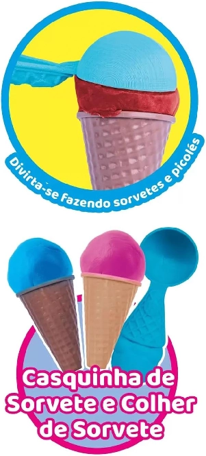 Boneca Baby Vem Brincar Gelateria 2666