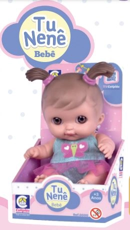 Boneca Tu Nene Dois Rabinhos Ref.2675