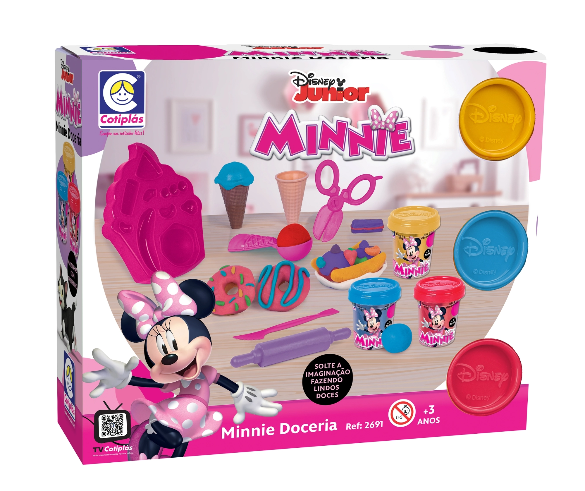 Massinha Disney Minnie Doceria 2691 Cotiplas