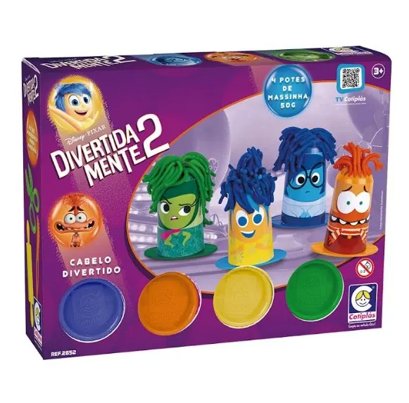 Brinquedo Divertidamente 2 Cabelo Divertido 2852 Cotiplas
