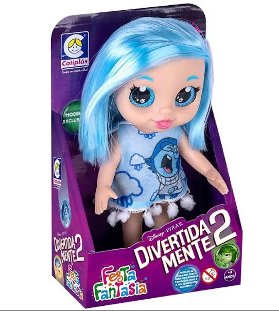 Boneca Divertidamente Tristeza 2882 Cotiplas