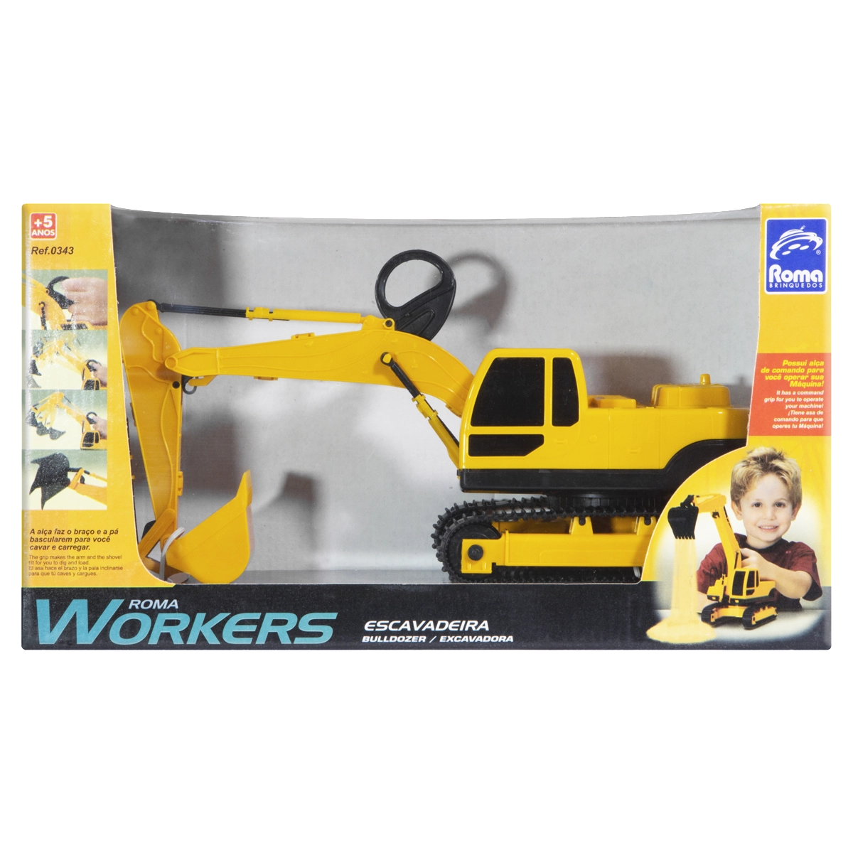 Escavadeira Roma Brinquedos Workers
