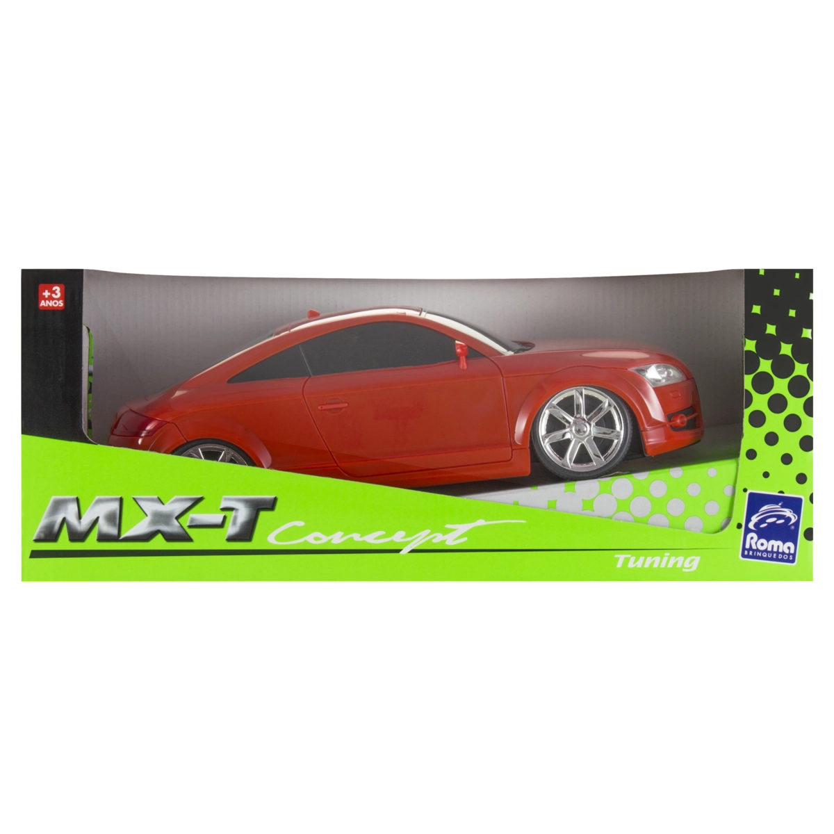 Carrinho Vermelho Mx T Concept Tuning Roma Brinquedos