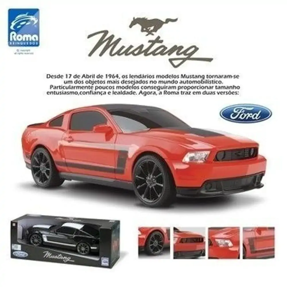 Carro Mustang Boss R 1800