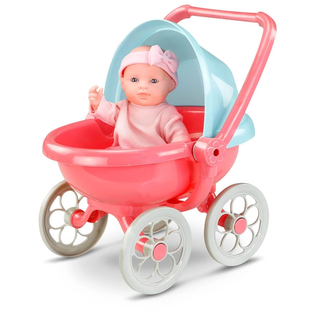 Baby Co Carrinho De Bebe Brinq Boneca Vinil/plasti Roma
