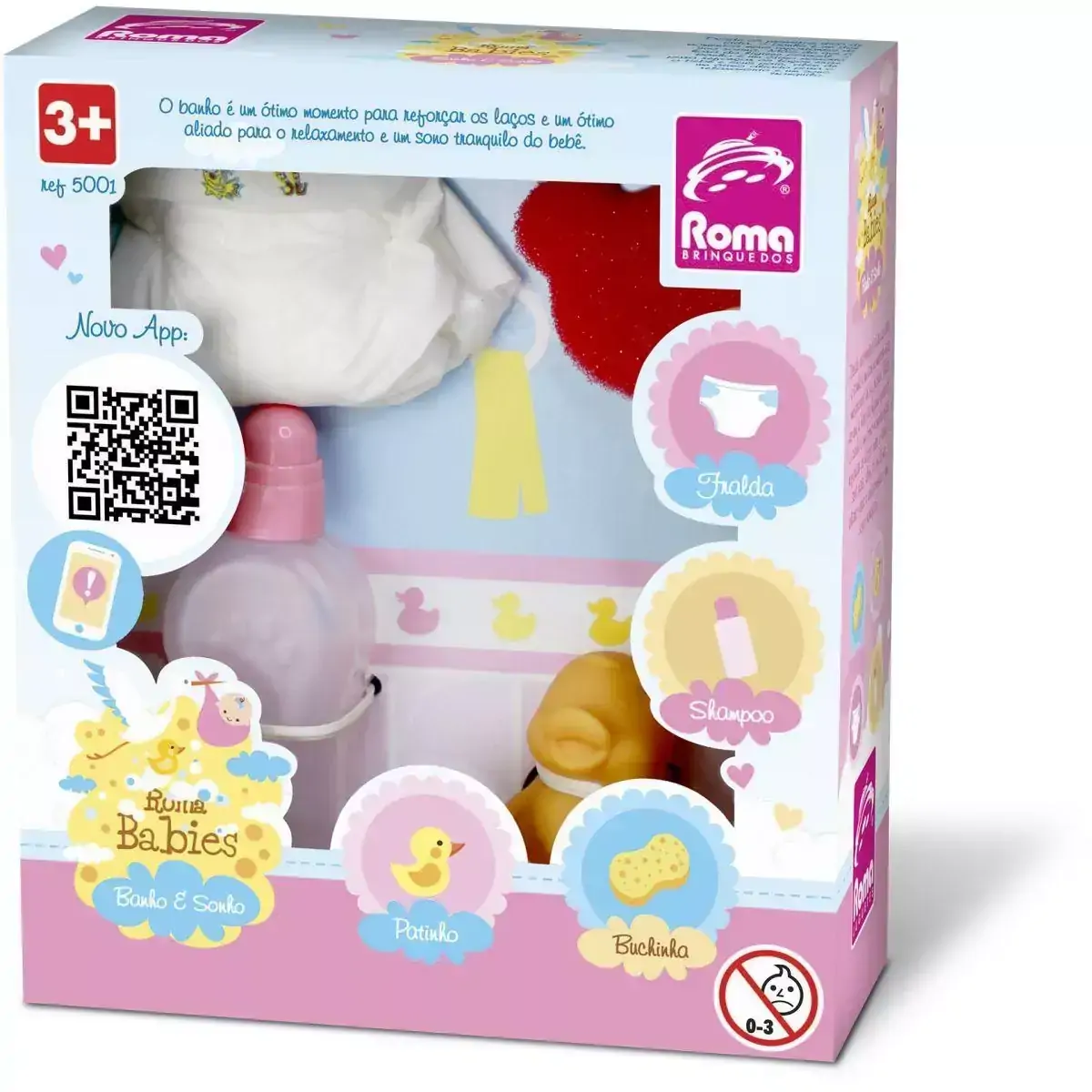 Brincando de Casinha Babies KIT Banho e Sonho