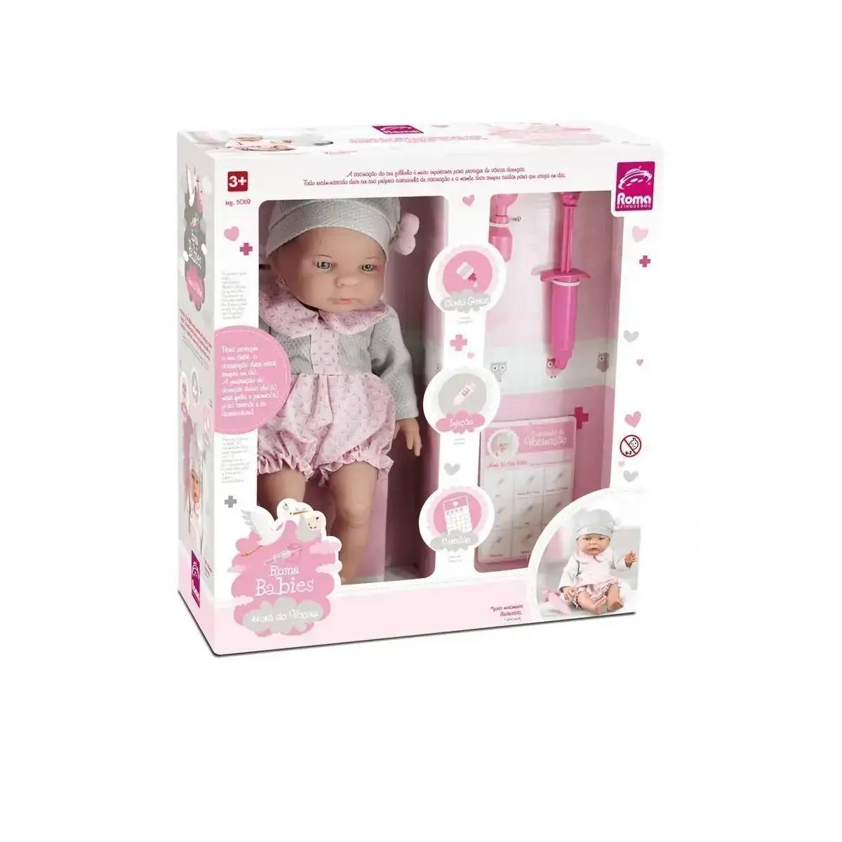 Boneca Roma Babies Vacina