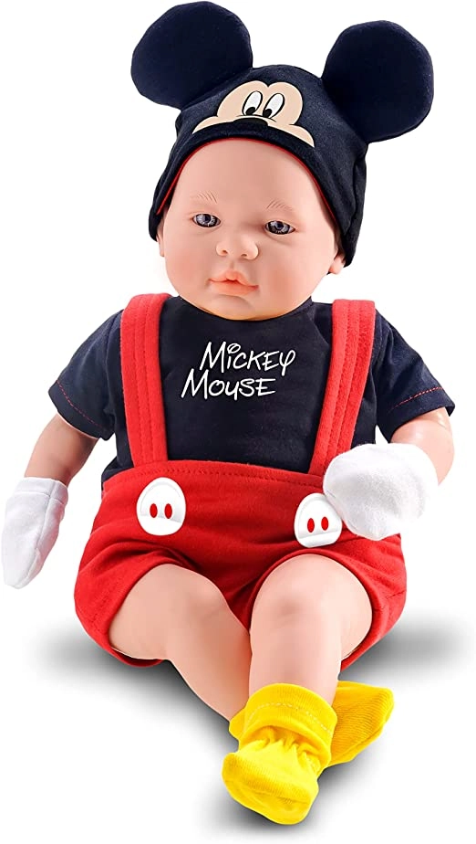 Boneca Classic Dolls - Recém Nascido - Mickey Mouse - Roma