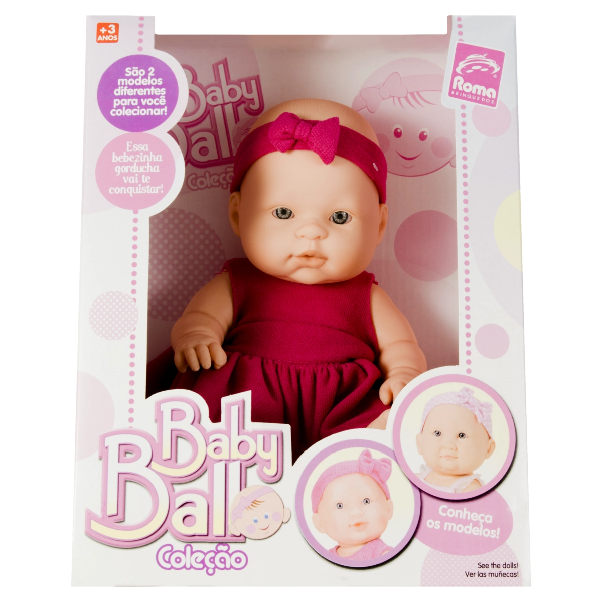 Boneca Baby Ball Roma Brinquedos